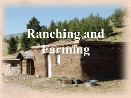 Ranching and Farming