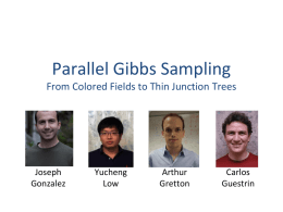 Parallel Gibbs Sampling From Colored Fields to Thin