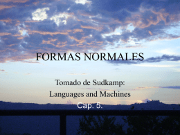 FORMAS NORMALES - Noticias | Facultad de Ciencias de la
