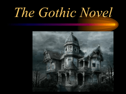 Gothic Literature - Elyria Catholic High School