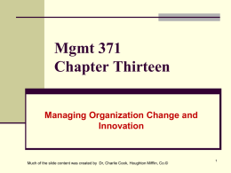 Chapter Thirteen - University of Mississippi