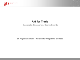 Issues on Research on Trade and Development Observations