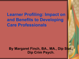 Learning Profiles: Impact and Benefits on higher Education