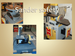 Sander safety - Lewiston