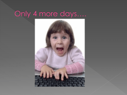 Only 4 more days…. - Rochester Community Schools