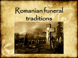 Romanian funeral traditions