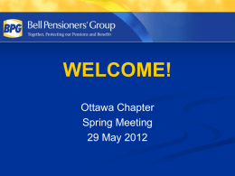 WELCOME! [www.bellpensionersgroup.ca]