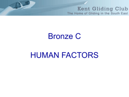 HUMAN FACTORS - Kent Gliding Club