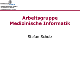 Dr Stefan Schulz, MD
