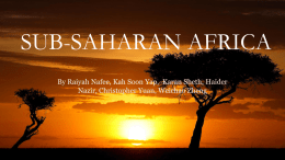 SUB-SAHARAN AFRICA