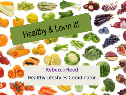 Healthy & Lovin it! - California After School Resource Center