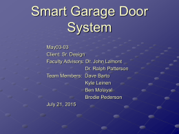 Smart Garage Door System