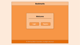 Bookmarks - Design Wireframe