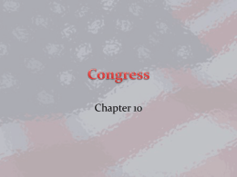Chapter 10: Congress - Sacred Heart Academy