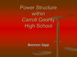 Power Structure of Carroll County