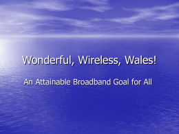 Wireless to the Wilderness