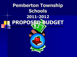 Gloucester City School District Proposed 2002