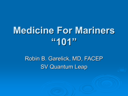 Medicine For Mariners “101” - Old Point Comfort Yacht Club