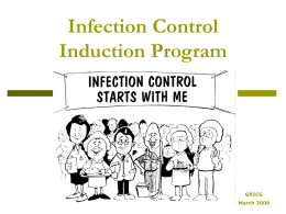 Infection Control Induction Program