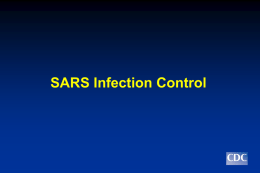 SARS Infection Control