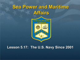 Sea Power and Maritime Affairs