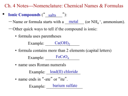 Ch. 13 Notes---Electrons in Atoms