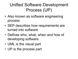 Unified Software Development Process (UP)