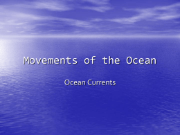 Movements of the Ocean