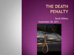 The Death Penalty - Minutemancd's Blog