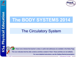 1. The Circulatory System