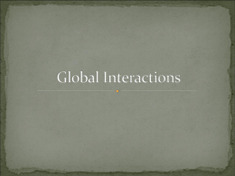 Global Interactions - Salmon River High School