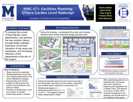 Facilities Project Poster Template