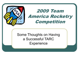 2004 Team America Rocketry Competition