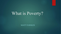 What is Poverty? - KU Information Technology