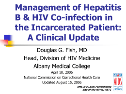 Hepatitis B/HIV Coinfection