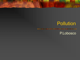 Pollution - Tenafly Public Schools