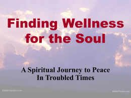 Finding Wellness for the Soul
