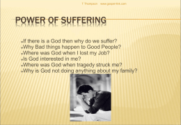 Power of Suffering - Gospel