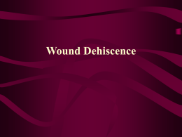 Wound Dehiscence