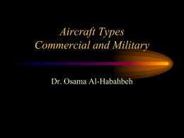 Aircraft Types, Commercial and Military
