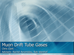 Muon Drift Tube Gases