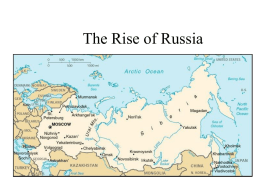 The Rise of Russia - ESM School District