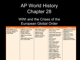 AP World History Chapter 28