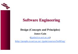 Design (Concepts and Principles)