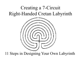 Cretan Labyrinth (Right Hand) Powerpoint