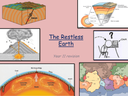 The Restless Earth - Heathcote School & Science College