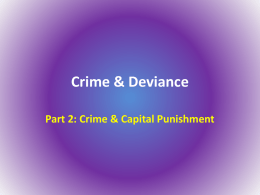 Crime & Deviance - Tipp City Exempted Village Schools