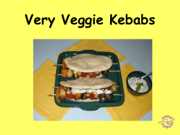 Honeyed Vegetable Kebabs with Fresh Herb Dressing