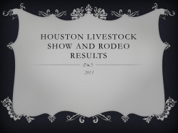 Houston Livestock Show and Rodeo Results