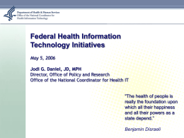 The Decade of Health Information Technology Begins: